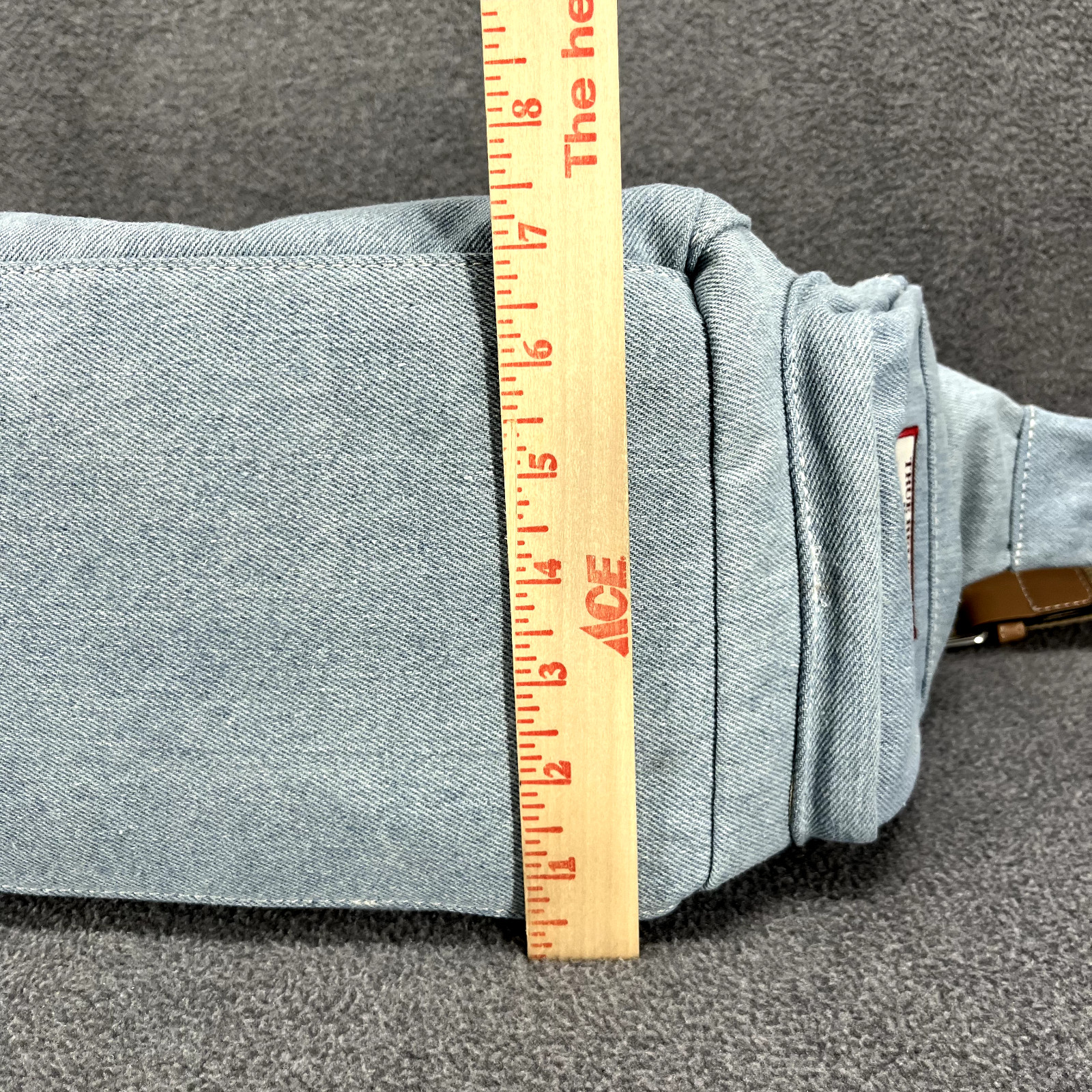 True Religion Boho Crossbody bag Womens Purse Light Blue Shoulder thumbnail 12