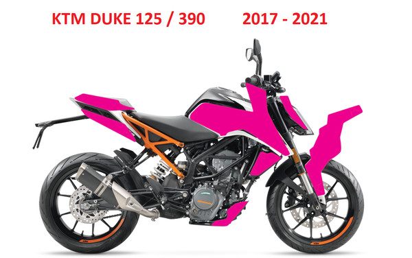 KTM duke 125/390 2017-2021 Graphics vector template customizable