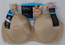 Bali One Smooth U Balconette Underwire Bra Nude 38D NEW w/ Tags