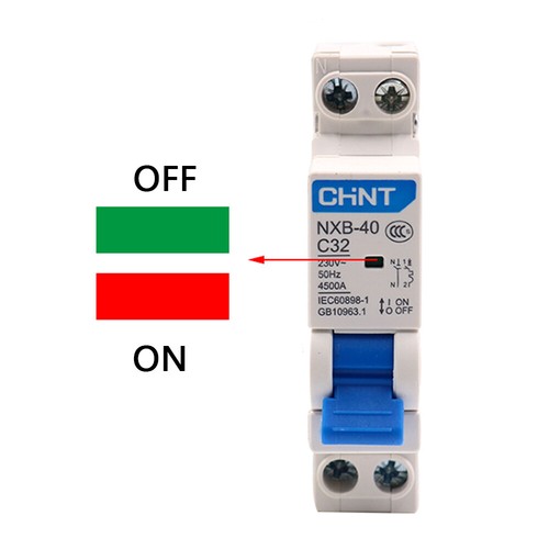 6A bis 40A 1P+N LS-Schalter Sicherungsautomat Leitungsschutzschalter MCB NXB-40 - Bild 3 von 12