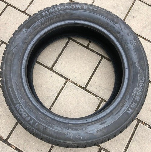 1 pneumatico invernale 195/55R16 87H Tyfoon Eurosnow II silice 8 mm 2019 Freihaus - Foto 3 di 4