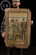 Early 20th Century A.B. Kirschbaum Litho Cardstock Advertisement