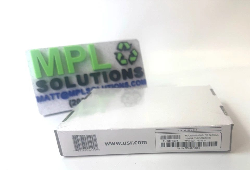 US Robotics USR5638 Fax Dial Up Modem 56 Kbps V.92 PCI-Express NEW - Image 3 of 3