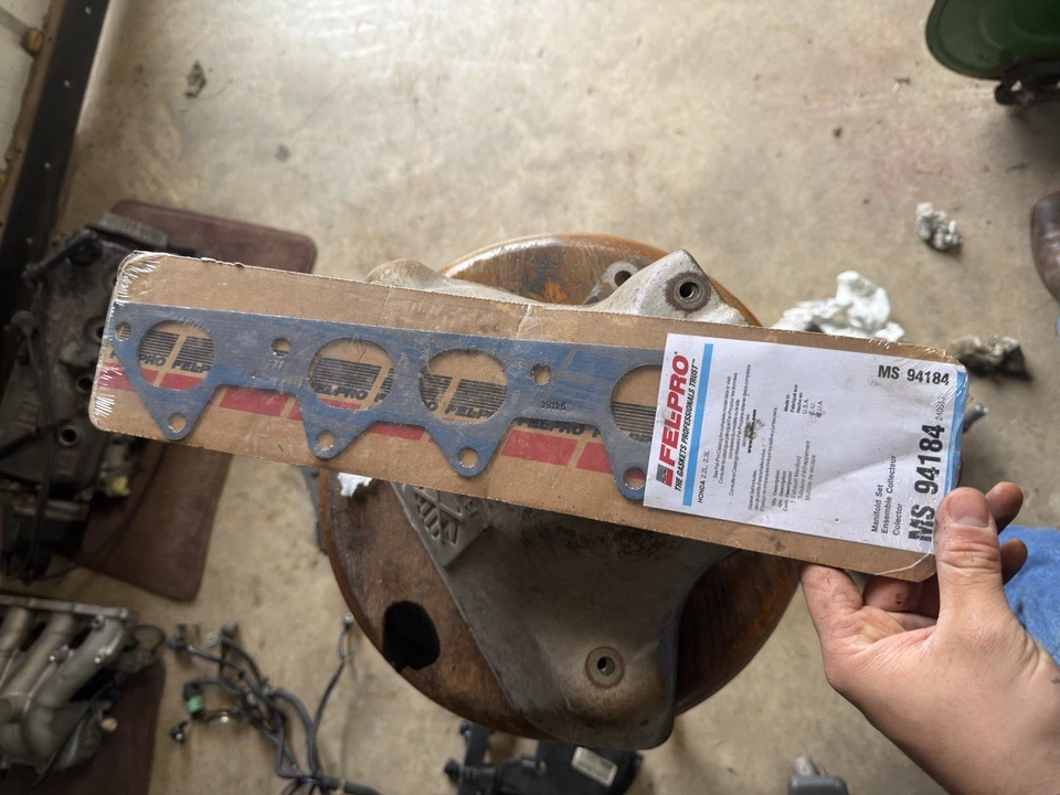 Honda Accord 1998-2002 2,3 L OEM colector de escape, protector térmico, junta JDM F23A Foto 4 de 4