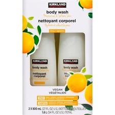 Kirkland Signature Natural Citrus Liquid Body Wash 2x 27oz - Fresh Scent 