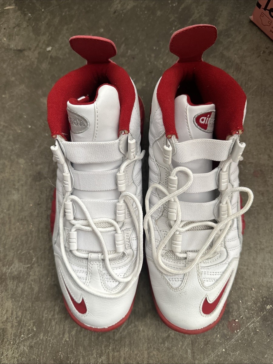 Nike Air Max Sensation Chris Webber SZ 12 Red White NEW Nike Air Max Sensation White Red Chris Webber RARE  main image 3