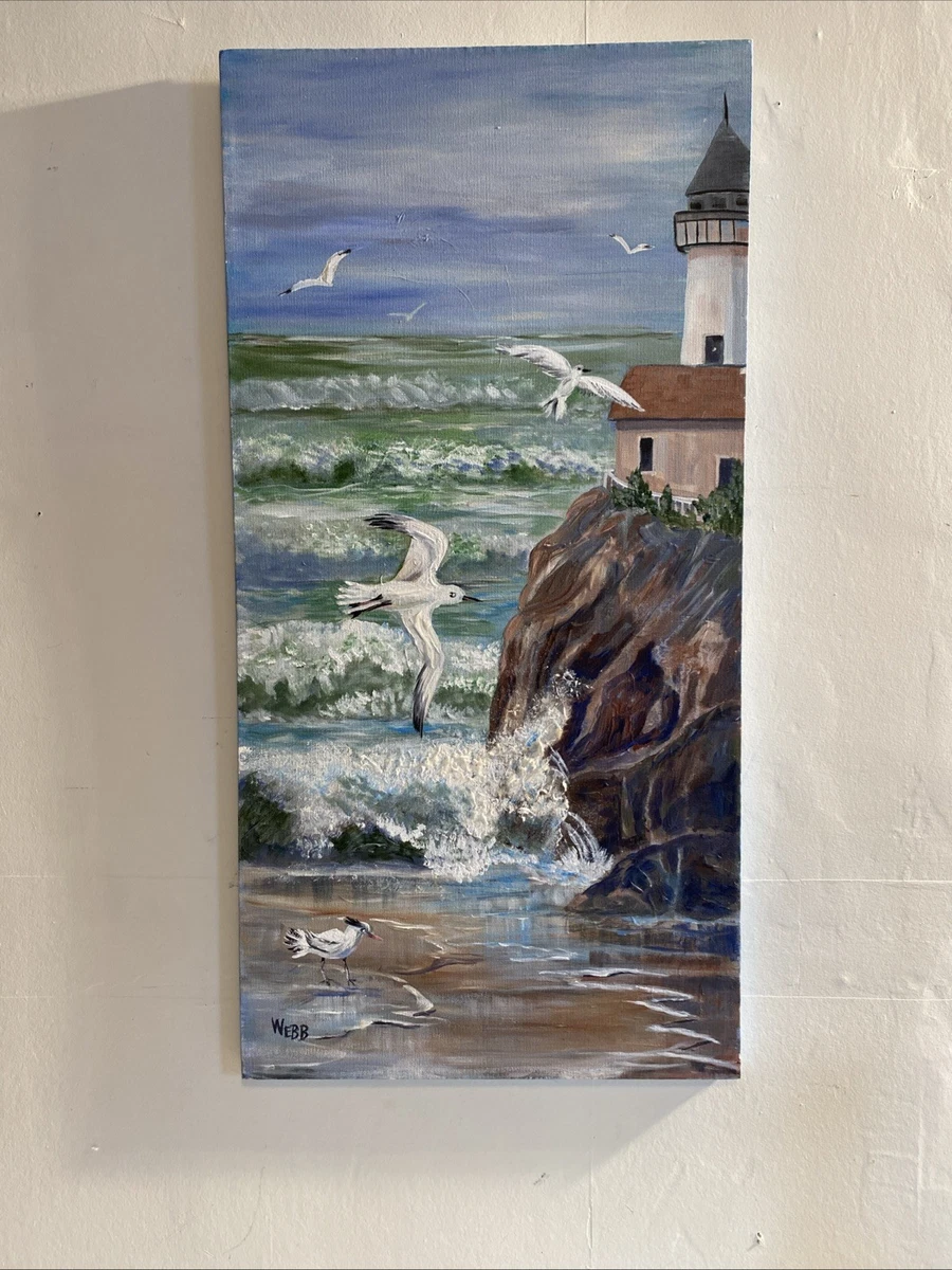 Coastal Oil Painting for sale | eBay