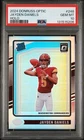 2024 PANINI DONRUSS OPTIC HOLO #248 JAYDEN DANIELS ROOKIE RC PSA 10