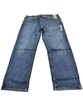 Levi’s Advanced Stretch 559 Straight Leg Relaxed Fit Dark Wash Denim Jeans NWT