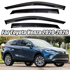 4pcs For Toyota Venza 20-26 Mugen Style Window Visor Rain Guard Vent Deflector