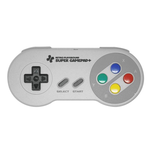 SNES N64 GameCube Super GamePad+ Controller USB-C Bluetooth Console Grey - Picture 1 of 1