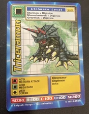 Digi-Battle Card Game Triceramon St-29 NM Fresh Pull