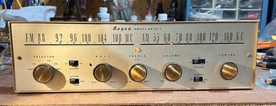 Bogen Mono RR501C 6AQ5 Receiver Tested Working for Parts, Repair, or Restoration
