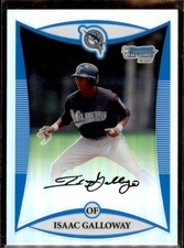 2008 Bowman Draft Picks & Prospects #BDPP36 Isaac Galloway Prospects Refractor