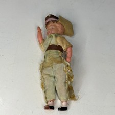 Vintage Celluloid Boy Doll 4in