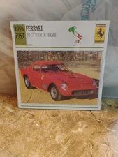Ferrari 250 GTO 64 1964 Spec Sheet Info Card. Plus Others. Factory Sealed