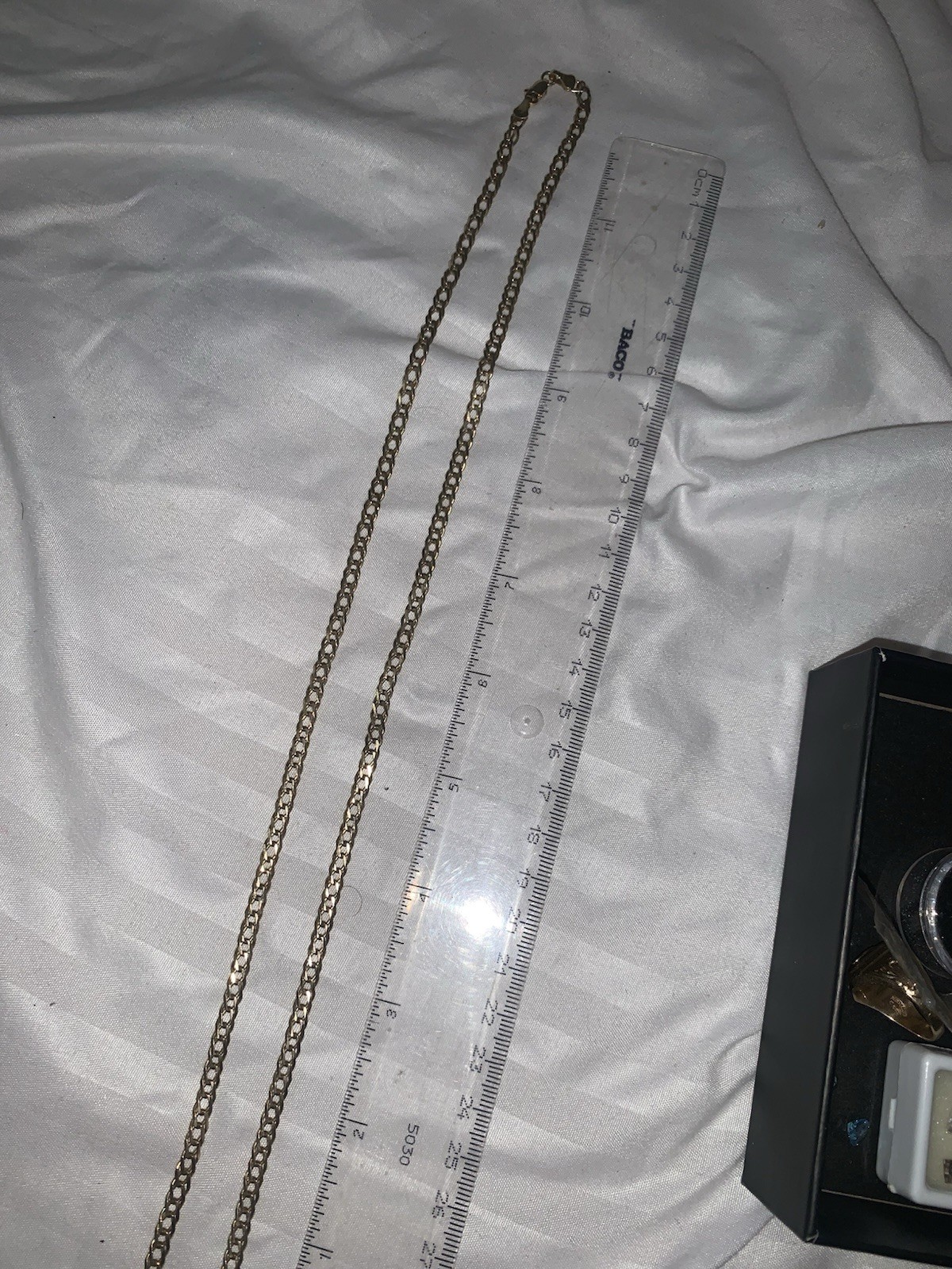 Solid Gold Real 10k Chain Unknown Design - image 3