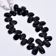 Black Onyx Smooth Fancy Beads Gemstone, Onyx Gemstone Beads E 211