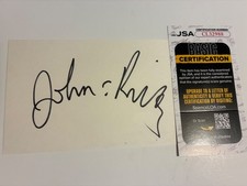 JOHN C. REILLY  signed 4x6 card "THE PERFECT STORM" "BOOGIE NIGHTS   JSA#CL32988