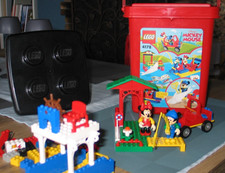 Lego #4178 Box - Micky Maus Angelausflug Boot Auto - Disney Mickey & Minnie