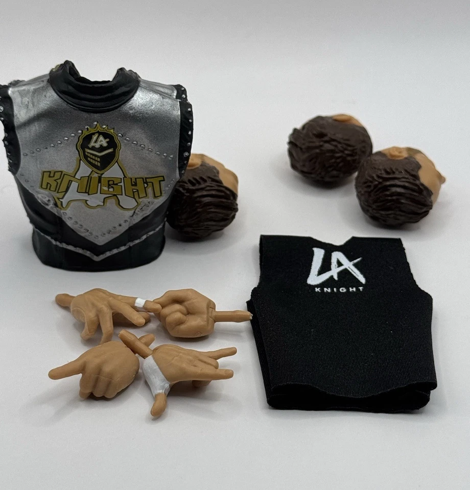 WWE Ultimate Edition - LA Knight Accesorio Forraje Lote Lucha Escala 1/12 Foto 2 de 2