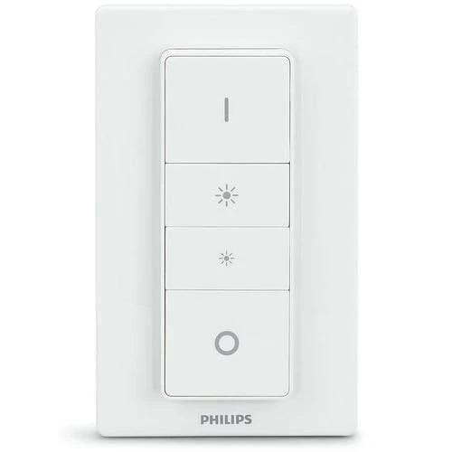 Interruptor atenuador inteligente inalámbrico Philips Hue con control remoto, alimentado por batería, sin cable... Foto 2 de 4