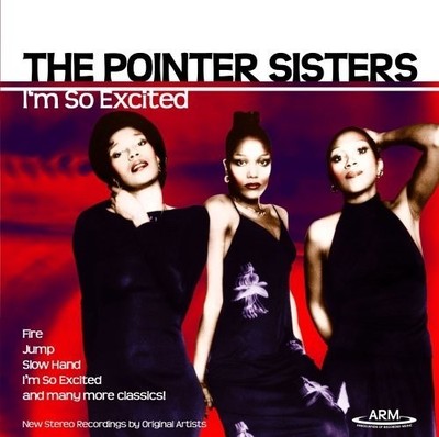 THE POINTER SISTERS : IM SO EXCITED (CD) DISC + CVR ART - NO CASE - VG