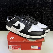 Nike Dunk Low Black White Size 4.5 GS  new 