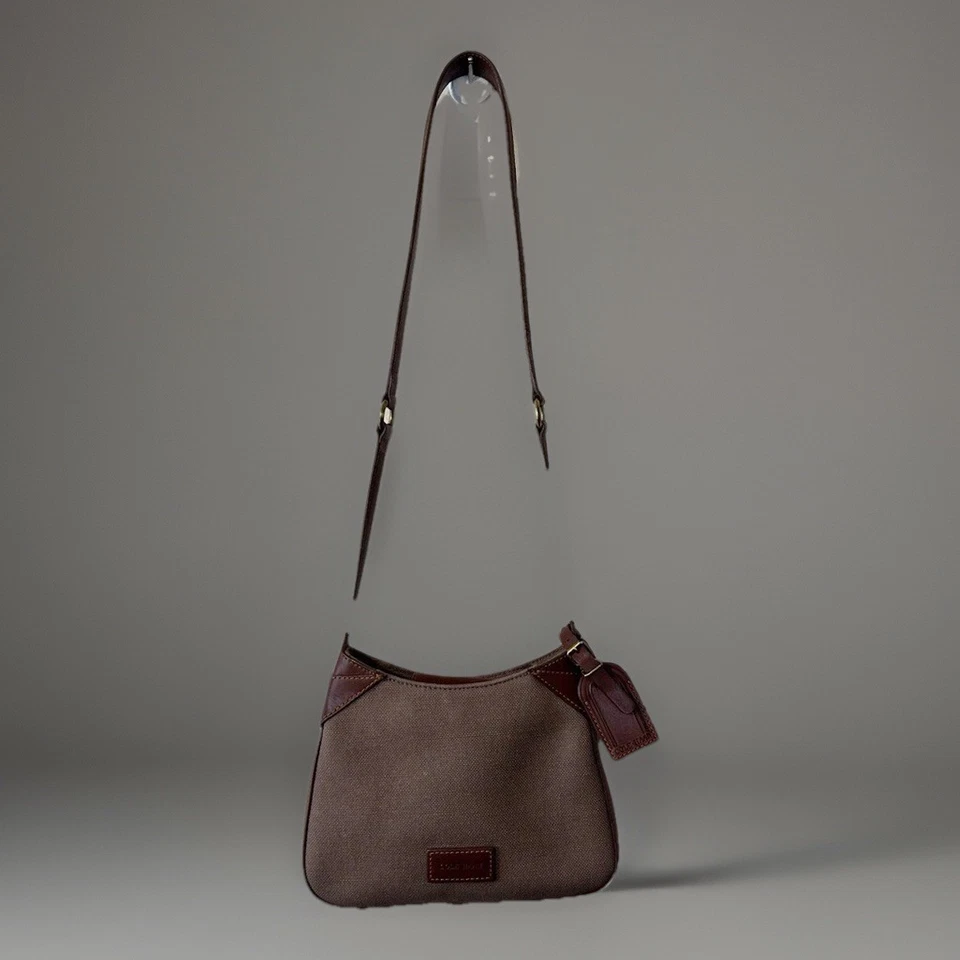 Bolsa de ombro Cole Haan etiqueta de bagagem leve negócios casual marrom bronzeado neutro - Imagem 2 de 4