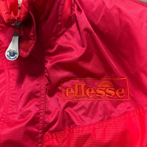 Ellesse Vintage Ski Suit One Piece Jumpsuit Pink Purple Mens Large J42 P36 - Picture 3 of 9