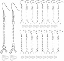 Stainless Steel French Earring Hooks Hypoallergenic Earring Fish Hooks