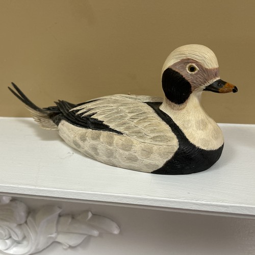 Hand Carved Wooden Duck