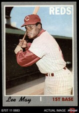 1970 Topps #225 Lee May Reds 5 - EX