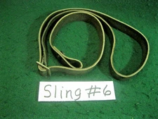 Vintage Military Leather Rifle Sling Mauser German, Yugo, Czech, FAL others # 6