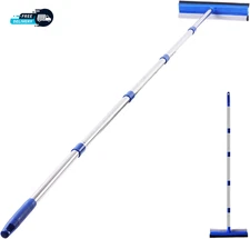 72" Squeegee for Cleaning - Long Handle Window Cleaner Tool Sponge Scrubber
