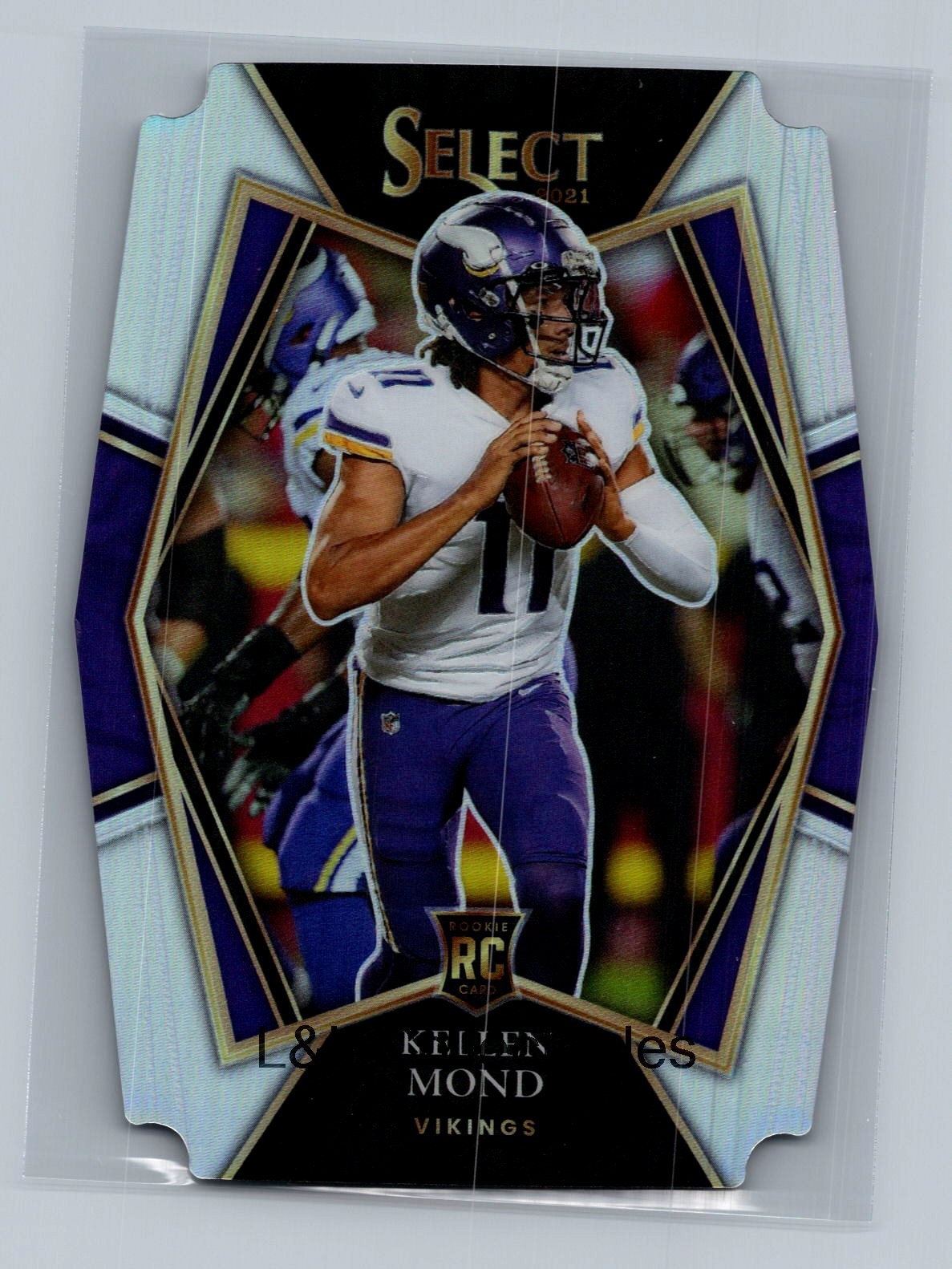 2021 Panini Select #164 Kellen Mond Silver Prizm Die Cut