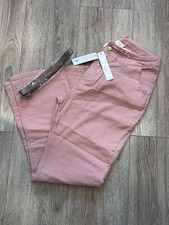 Woman’s Bell Bottom Jeans Zip Up High Waist Flared Pants New
