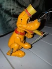 Vintage Marx Japan Tin Pluto Dog Wind Up Toy Walt Disney Works - See Description