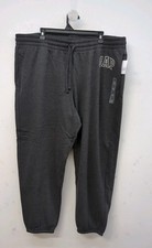 Gap Logo Super Soft Fleece Joggers Women's Sweatpants XXL Charcoal Heather Gray
