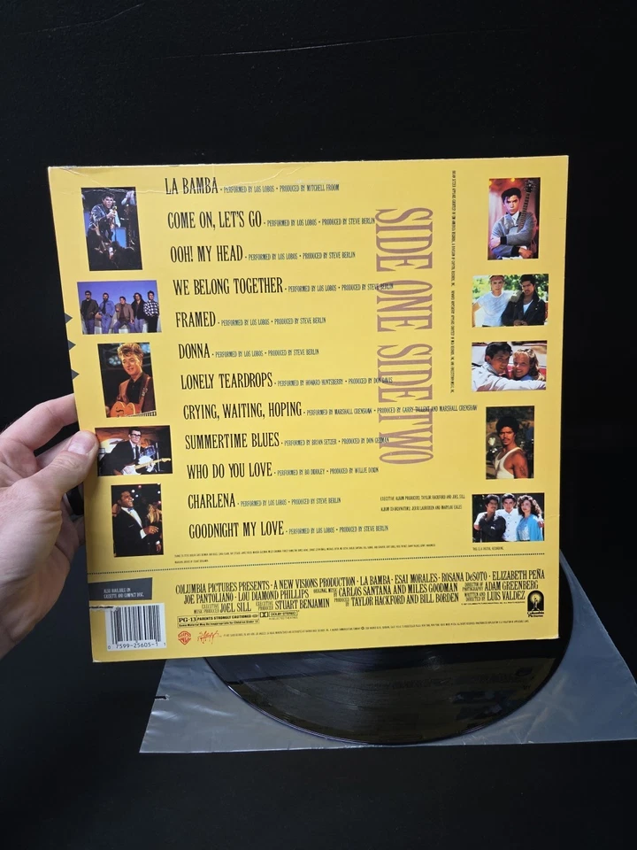 La Bamba Soundtrack Lp Vinyl 1987 1st 'Masterdisk' Press VG/NM Wax - Image 3 of 4