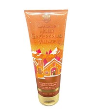 Bath Body Works Jolly Gingerbread Village Ultimate Hydration Body Cream 8 oz