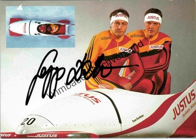 Original Autogramm Sepp Dostthaler Bob /// Autograph signiert signed signee Dost