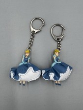 Disney Cinderella Keychain Blue Dress Set Of 2  