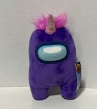 Claire’s Exclusive Among Us Purple Plush 12 Unicorn