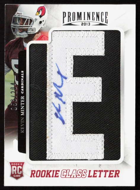 Kevin Minter 2013 Panini Prominence Rookie Letter Auto #153 /204 - Cardinals