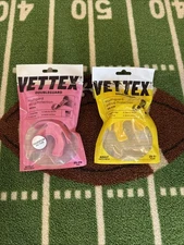 Vettex Doubleguard Football Mouthguard/Lip Protection 2 Pieces Pink & Yellow