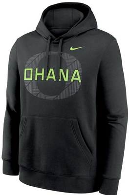#ad Size L Nike Oregon Ducks Ohana 2025 Black Green Hoodie Men’s NWT *SOLD OUT* $114.00