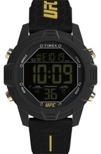 Timex TW2V97900 Men's UFC Brawler Digital Watch BlackSilicone Strap