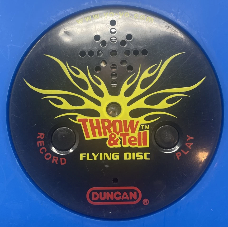 2006 Duncan Throw & Tell Flying Disc, Records Message - Working 2000s Kids Toy - Image 2 of 4