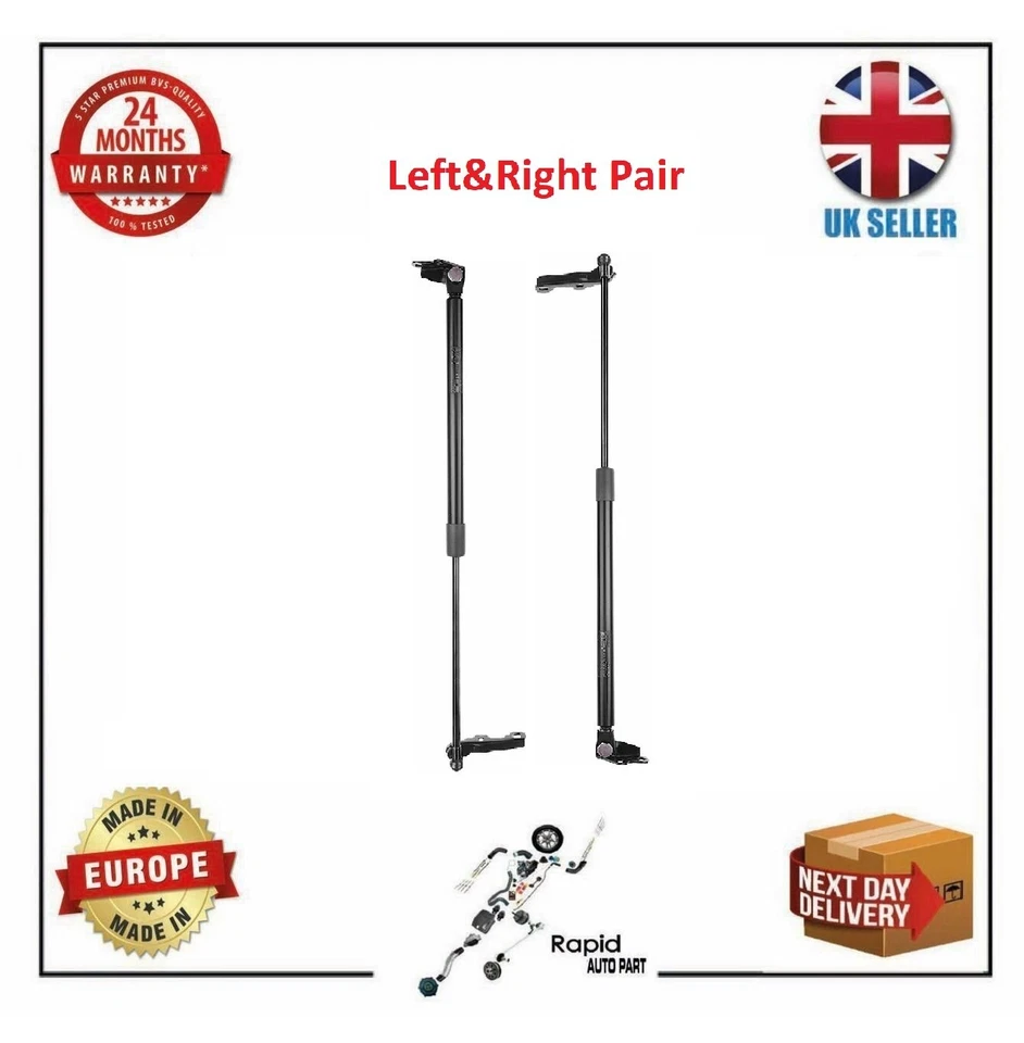 PAR DE PUNTALES BOTAS PORTÓN TRASERO RESORTES DE GASOLINA PARA TOYOTA YARIS VITZ 6896005925 Foto 2 de 4